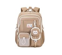 Armbq Zaino scolastico per ragazze ragazzi bambini zaino casual per la scuola elementare, Marrone, 31cm (D) x 16cm (W) x 45cm (H), Casual