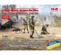 ICM 35753 - 1:3 5 To Be Ahead, Savfe The Life, Sappers Of Armate Forces Ukr