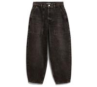 ARMEDANGELS - Women's Baarly High Worker Barrel Jean - Pantaloni tempo libero 38 - Length: 32'' nero