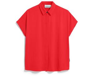 ARMEDANGELS - Women's Larisaana - Camicetta L rosso