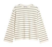 ARMEDANGELS - Women's Marynaa Fine Stripe - Maglia a manica lunga XS bianco