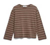 ARMEDANGELS - Women's Marynaa Fine Stripe - Maglia a manica lunga XS marrone