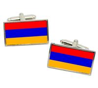 Armenia Bandiera Gemelli IN Cromata Scatola Regalo