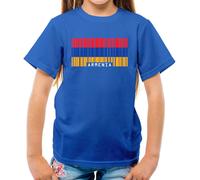 Armenia Codice a Barre Bandiera - T-Shirt - Armeno Paese Country
