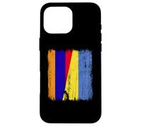 Armenia Ucraina Mezza bandiera Patrimonio ucraino armeno Custodia per iPhone 16 Pro Max