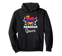 Armenian Queen Armenia Flag Proud Armenian Woman Felpa con Cappuccio
