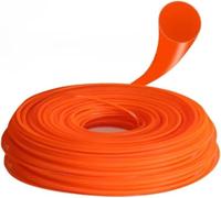 ARMERIAONLINE SINCE 1999 50 mt Bobina Filo Decespugliatore Professionale in Nylon Resistente Rinforzato Tagliabordi Tagliaerba 3mm 4 MM Quadrato Tondo Diamante (Tondo 3)