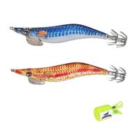 ARMERIAONLINE SINCE 1999 DTD FULL OITA Esca per Seppie Totanara a spillo Artificiali seppia Calamari per canne da pesca economica Totani totanare x seppie 2 cestelli colore : MACKEREL