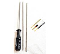 ARMERIAONLINE SINCE 1999 Kit Pulizia co2 CARABINA 4,5 con scovoli Made in Italy Aria Compressa / CO2 4,5mm /.177 Cal