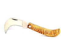 ARMERIAONLINE SINCE 1999 Roncola da innesto Coltello a roncola a Gancio Mezzaluna coltelli per innesti Manico in Legno Falcetto Pieghevole per rovi Rami