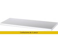 Armetta Pietro Set 5 Mensole Arredamento Bianca cm 40x20x1,8 - 274/10