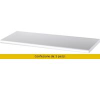 Armetta Pietro Set 5 Mensole in legno 60x20x1.8 cm colore Bianco - 275/10