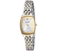 Armitron - Orologio da polso da donna, con quadrante con vero diamante, 75/5196, Due Toni