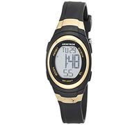 Armitron - Orologio sportivo da donna, digitale, con cronografo, cinturino in resina, 45/7036, Oro Nero
