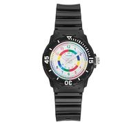 Armitron - Orologio sportivo da polso per bambini, con cinturino in resina, facile da leggere, 27/1000, Nero