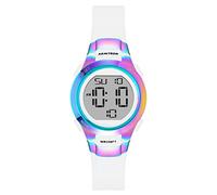 Armitron - Orologio sportivo unisex, digitale, con cronografo, cinturino in resina, 45/7031, Arcobaleno Bianco/Iridescente