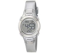 Armitron - Orologio sportivo unisex, digitale, con cronografo, cinturino in resina, 45/7037, Argento