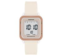 Armitron Sport Orologio digitale della cinghia del silicone delle donne, 45/7143, Beige, moderno