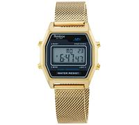 Armitron Sport Retro Digital Cronografo Mesh Bracciale Orologio 40/8485, Oro, Cronografo, digitale