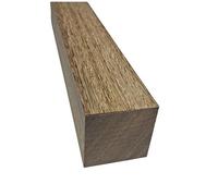 ARMLAZER Pezzi di Legno Iroko 5x5, Pezzi di Legno Scuro per Progetti Fai Da Te, Bianco di Legno per Manici di Coltello e Utensili, Bastoncini di Legno Fai Da Te, Tavola Iroko