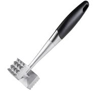 Armo®, batticarne in acciaio inox, antiscivolo, double face, martello da cucina per pollo, manzo, bistecca