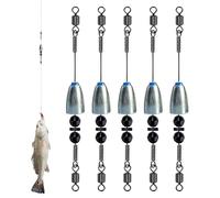 Armo per la Pesca del Pesce Gatto da Riva Clip con Palline di Piombo