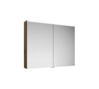 Armoire de toilette burgbad Eqio avec applique LED et éclairage du plan de toilette, 2 portes, 1000x800x170mm, SPGT100F5662, SPGT100F5662, Corpo: Arredamento urbano in rovere