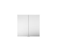 Armoire de toilette burgbad Eqio avec applique LED et éclairage du plan de toilette, 2 portes, 800x800x170mm, SPGT080F6583, SPGT080F6583, Corpo: Grigio chiaro opaco