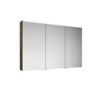 Armoire de toilette burgbad Eqio avec éclairage LED à poser, 3 portes, charnières centrales à gauche, 1200x800x170mm, SPGS120LF5662, SPGS120LF5662, Corpo: Arredamento urbano in rovere