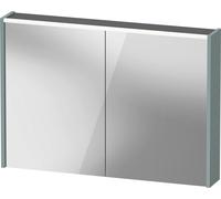 Armoire de toilette Duravit D-Code, prise type E (FR, BE), 2 portes, champ lumineux LED en haut, 1000x700mm, 7 W, DC71070HGHG1000, DC71070HGHG1000, Colorazione: Verde fiordo opaco