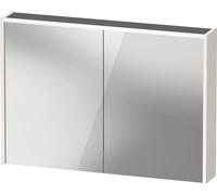 Armoire de toilette Duravit D-Code, prise type F (EU, DE), 2 portes, champ lumineux LED en haut, 1000x700mm, 7 W, DC7107022220000, DC7107022220000, Colorazione: Bianco lucido