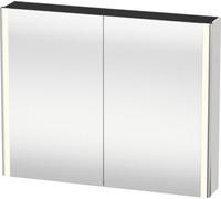 Armoire de toilette Duravit XSquare avec éclairage LED 100,0x15,6 cm, XS711304040, XS711304040, Colorazione: Laccato nero lucido