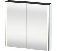 Armoire de toilette Duravit XSquare avec éclairage LED 80,0x15,6 cm, XS711209797, XS711209797, Colorazione: Laccato opaco seta azzurro chiaro