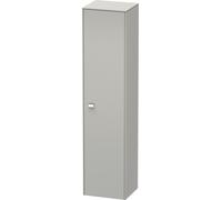 Armoire haute Duravit Brioso 177,0x42,0x36,0 cm, 1 porte, charnière droite, 1 étagère en bois, 3 étagères en verre, BR1330R1007, BR1330R1007, Colorazione: Grigio cemento Decorazione opaca, maniglia cr