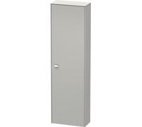 Armoire haute Duravit Brioso 177,0x52,0x24,0 cm, 1 porte, charnière droite, 1 étagère en bois, 3 étagères en verre, BR1321R1007, BR1321R1007, Colorazione: Grigio cemento Decorazione opaca, maniglia cr