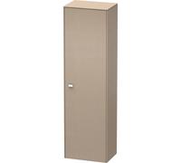 Armoire haute Duravit Brioso 177,0x52,0x36,0 cm, 1 porte, charnière droite, 1 étagère en bois, 3 étagères en verre, BR1331R1075, BR1331R1075, Colorazione: Decorazione lino, maniglia cromata