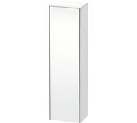 Armoire haute Duravit XSquare 50,0x35,6 cm, 1 porte, charnière droite, 4 étagères en verre, XS1313R1818, XS1313R1818, Colorazione: Bianco opaco Decor bianco opaco