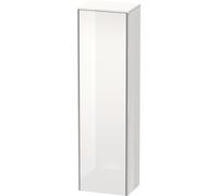 Armoire haute Duravit XSquare 50,0x35,6 cm, 1 porte, charnière droite, 4 étagères en verre, XS1313R2222, XS1313R2222, Colorazione: Decoro bianco lucido