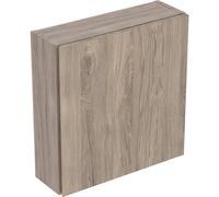 Armadio a muro Geberit iCon, quadrato, 1 anta, 45x46,7x15 cm, 502319, Colorazione: Struttura in legno di noce hickory / melamina - 502.319.JR.1