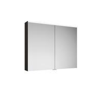 Armoires de toilette burgbad Eqio avec éclairage LED à poser, 2 portes, 1000x800x170mm, SPGS100F2010, SPGS100F2010, Corpo: Grigio lucido
