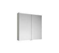 Armoires de toilette burgbad Eqio avec éclairage LED à poser, 2 portes, 800x800x170mm, SPGS080F2009, SPGS080F2009, Corpo: Bianco lucido