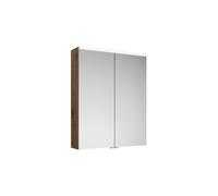 Armoires de toilette burgbad Eqio avec éclairage LED à poser et éclairage du plan de toilette, 2 portes, 650x800x170mm, SPGT065F5662, SPGT065F5662, Corpo: Arredamento urbano in rovere