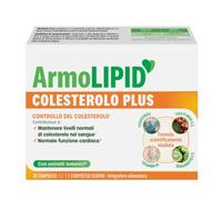 Armolipid Colesterolo Plus, Integratore con Fitosteroli, 30 Compresse | Integratore Colesterolo con Steroli Vegetali e Vitamina B1, Nuova Formula, Doppia Azione, con Estratto di Bergamotto