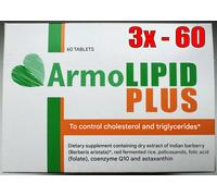 ARMOLIPID Plus - Colesterol Triglicerides Heart Health Support - 60/180/240/300