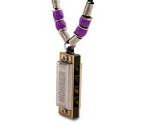 ARMON MINI HARP NECKLACE PURPL