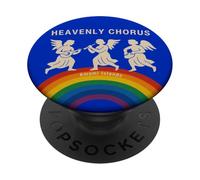 Armonia celeste e benedizione arcobaleno Coro celeste PopSockets PopGrip Adesivo