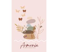 Armonía: Cuaderno/Diario/notebooks emocional para escritura, diseño boho-místico, ideal para estudiantes, escritoras creativas o como regalo mindful.