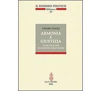Armonia e giustizia. Studi sulle idee filosofiche di Jean Bodin