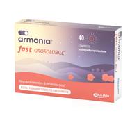Armonia - Fast Orosolubile Integratore di Melatonina 1mg, 40 Compresse