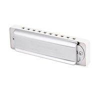 Armonica a 20 Toni in Lega di Bronzo Fosforoso con Struttura Stabile e Forte Rinforzo, Ideale per L'apprendimento dei Principianti (BLACK)